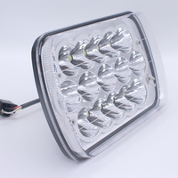 Phare LED carré de 60 W 7 pouces avec faisceau haut et bas 6x7 5x7 pouces Phare LED pour pièces détachées de voiture universelles