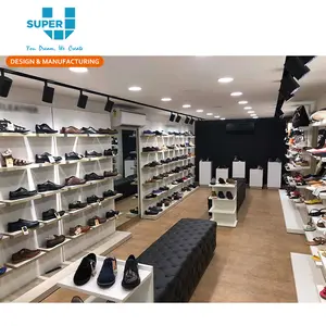 Negozio di vendita al dettaglio Della Decorazione Scarpe Calzature Negozio di Interior Design e Visualizza