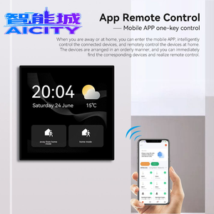 Panel de Control Táctil Sheng Qiong de 4'' con Control Tuya, Escenas Inteligentes Tuya y Función de Atenuación Zigbee - Product Image 4