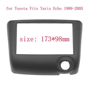2 Din7 Zoll Autoradio-Radio-Blende für Toyota Yaris Echo Vitz Platz 1999-2005 Rahmen verkleidung Kit Front blende 173*98 202*200 - Product Image 6