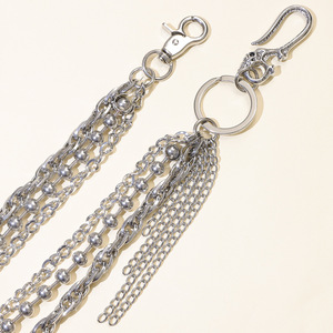 Cadena de Pantalones con Borlas de Metal Estilo Punk, Cadena de Cintura de Aleación de Zinc, Moderna, Retro, Hip Hop, para Fiestas - Product Image 3