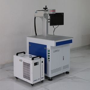 LANSU 10W UV Laser Marking Machine and Engraving Glass <b>Plastic</b> Paper Cloth Stand - Product Image 3