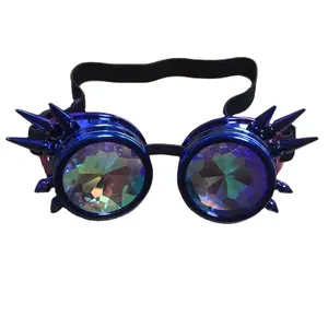 Rave Lunettes De Soleil Kaléidoscope Lunettes De Soleil Personnalisées Cosplay masque En Gros ODM/OEM