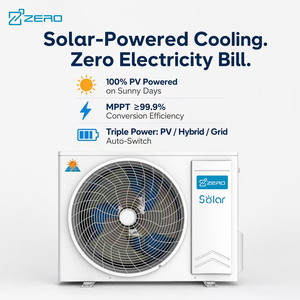 Climatiseur solaire split 9000 12000 18000 24000 BTU 100% solaire DC 48V alimenté par <span class=keywords><strong>batterie</strong></span>, fabricant de climatiseurs solaires à panneaux solaires - Product Image 6