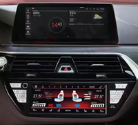 ZWNAV pour BMW série 5 G30/M5/X3/X4/6 série 2018-2022 AC panneau écran d'affichage Cluster conditionnement contrôle tactile LCD numérique