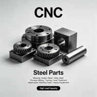 Pièces usinées CNC de précision sur mesure en gros pour usine, en acier inoxydable et cuivre, pour composants d'équipements d'usinage