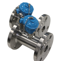 Medidor de Flujo de Líquido Industrial Digital con Turbina, Fuente de Alimentación de 24V, Salida de Pulso NPN/PNP, Alta Precisión