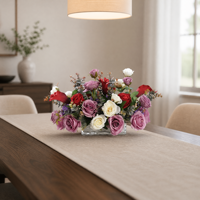 Künstliche Seiden-Lotus Tischdekoration Thanksgiving-Dinner-Deko Weiche Realistische Naturgetreue Optik für Hotel Restaurant Bankett