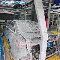 Máquina de Lavado de Autos Automática con Secadora, Máquina de Lavado de Autos Sin Contacto, Totalmente Automática, Pequeña