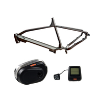 Cadre de vélo de montagne électrique à suspension complète pour vélo électrique, pièce adaptée 1000w 48v Bafang M400 M600 M620 M820 Mid Drive, 120mm