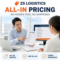 Service logistique multimodal rapide aérien, maritime et ferroviaire DDP porte-à-porte Chine-USA, fret LCL FCL, transitaire, douanes incluses