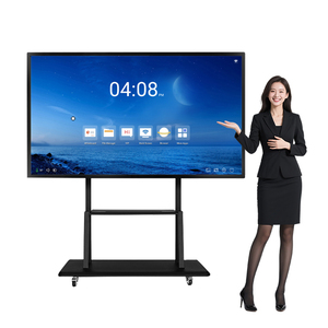 Écran plat interactif Android et Windows 4K 120Hz <span class=keywords><strong>avec</strong></span> application intégrée, mise en miroir sans fil de l'écran, tableau intelligent 65 pouces pour l'enseignement - Product Image 1