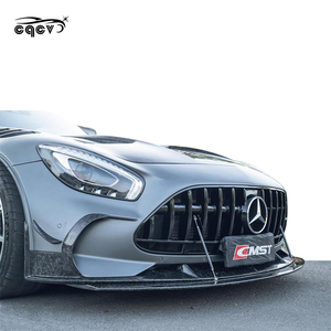 Pare-chocs de voiture pour <span class=keywords><strong>Mercedes</strong></span> Benz AMG <span class=keywords><strong>GT</strong></span>, mise à niveau au kit de carrosserie, série noire, 4 pièces - Product Image 5