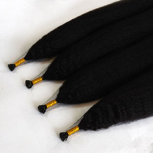 Vente en gros Cuticule intacte Remy K Pointe plate Pointe kératine Pré-collé <span class=keywords><strong>Cheveux</strong></span> humains européens Extensions de <span class=keywords><strong>cheveux</strong></span> à la kératine - Product Image 5