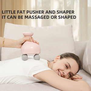 Masseur musculaire électrique avec 4 boules de massage rechargeables pour soulager les épaules, les cuisses et l'abdomen, rose - Product Image 3