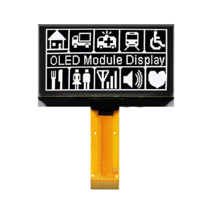 2.42인치 OLED 디스플레이 128x64 픽셀 흰색 파란색 노란색 녹색 소형 OLED 스크린 24핀 SSD1309 4선 SPI I2C PMOLED 패널 - Product Image 3