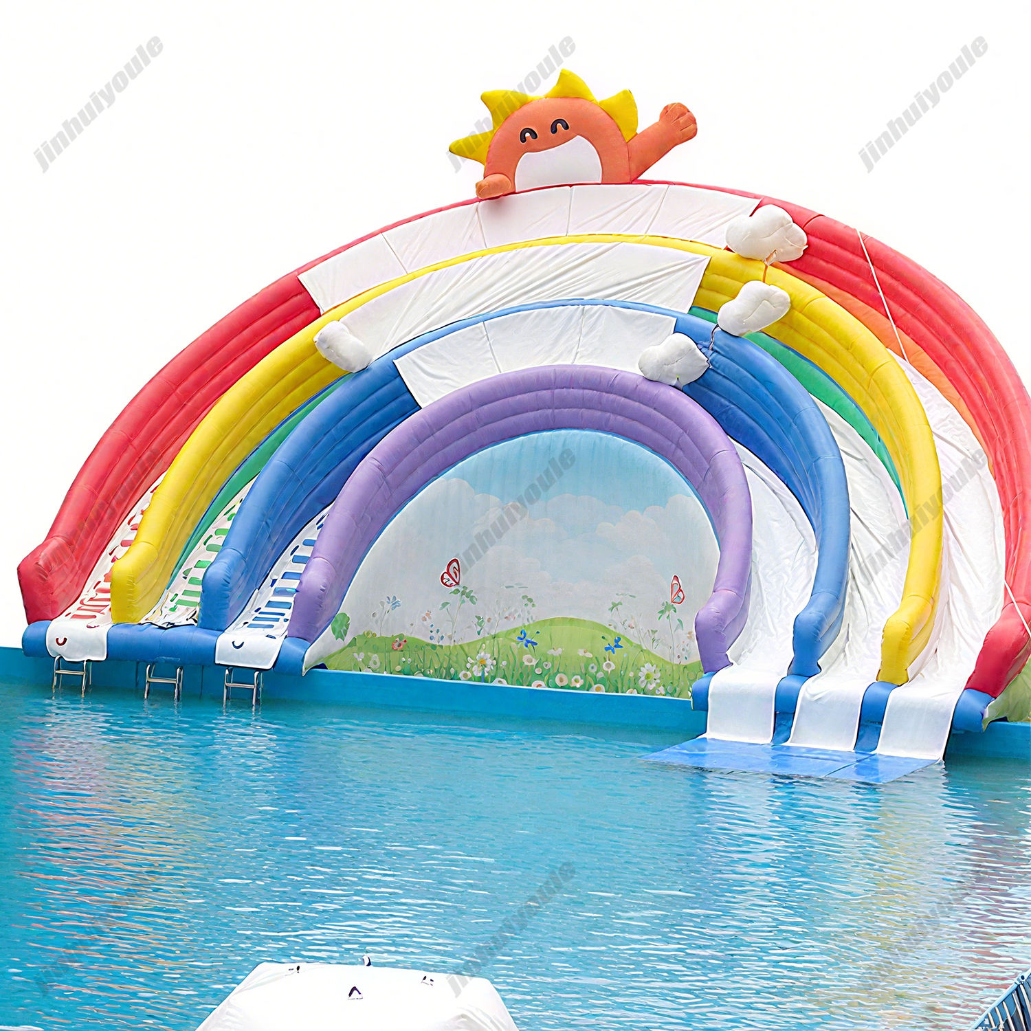 Rainbow smiling face