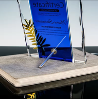 Trophée de retraite souvenir JINZUN, nouveau design, pour les employés âgés au point de prendre la retraite, trophée en cristal K9 personnalisable