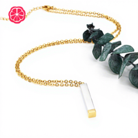 Collier personnalisé en acier inoxydable 3D avec gravure de nom initial, pendentif barre cachée, bijoux de mode pour couples