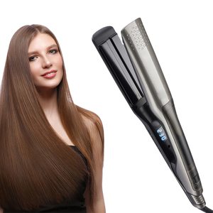 2025 NOUVEAU 360 ° Rotation de la queue Extrêmement populaire Straight Ahead Steam Hair Straightener Personnaliser les fers plats - Product Image 4