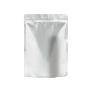Bolsa de plástico y aluminio con cremallera, embalaje de alimentos, bolsa de plástico personalizada