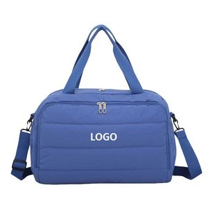 Fashion Wholesale Custom LOGO Women Puffer Nylon Travel Duffle <b>Bag</b> <b>Large</b> Capacity Sport Gym <b>Bag</b> Waterproof <b>Crossbody</b> <b>Bag</b> for Men - Product Image 1