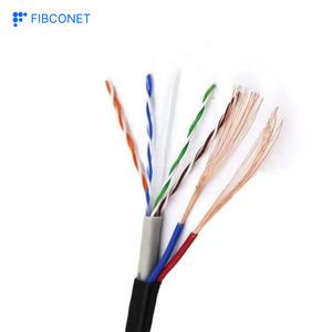 Câble LAN à <span class=keywords><strong>fibre</strong></span> optique FTTX PVC LSZH PE Câble réseau de catégorie 6 non blindé avec cordon d'alimentation - Product Image 5