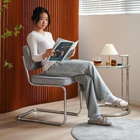 Chaise d'attente pour restaurant commercial, avec coussin en tissu, design moderne, chaise de salle à manger ou de bureau pour usage professionnel et domestique