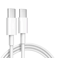 Cable de Datos USB Tipo-C Dual YRNOVA de 1m, Carga Rápida de 20W 5A, Conductor de Cobre Estañado con Blindaje de TPE y ABS para Teléfonos Móviles