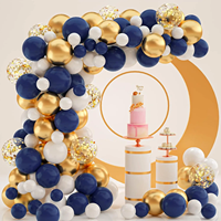 Perlengkapan Dekorasi Balon Lengkung untuk Latar Belakang Photo Booth, Balon Latex Ukuran Campuran untuk Pesta Ulang Tahun, Pernikahan, Bridal Shower