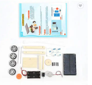卸売7-12年スチームSTEM DIY学習玩具木製学校キッズ科学プロジェクトソーラーパネル付き電動ソーラーカー - Product Image 6