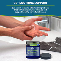 Crème Tout Naturel Extra Forte pour les Pieds et les Jambes, Puissance Maximale pour Soulager la Douleur Neuropathique, Non Grasse