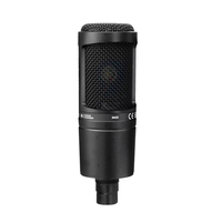 Microphone à condensateur AT2020, micro de studio filaire, enregistrement dynamique XLR pour la voix, le chant et la diffusion