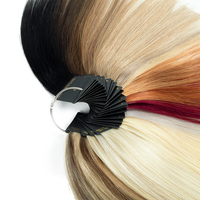 Cartes d'échantillons de couleurs de cheveux naturels pour extensions capillaires – Idéales pour les professionnels du secteur