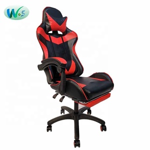WS8043 bracciolo regolabile con schienale alto in pelle classica racing nero rosso sedie <span class=keywords><strong>da</strong></span> corsa <span class=keywords><strong>da</strong></span> gioco <span class=keywords><strong>sedia</strong></span> <span class=keywords><strong>da</strong></span> gioco con collegamento con pedali - Product Image 3