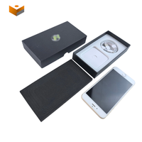 Boîte d'emballage en carton personnalisée avec logo sur mesure pour téléphone portable, avec insert en mousse, vente en gros d'usine