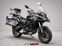 Moto de tourisme aventure Benelli TRK502 500cc à double cylindre parallèle refroidi par eau avec ABS