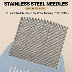 Peigne <span class=keywords><strong>anti</strong></span>-<span class=keywords><strong>puces</strong></span> <span class=keywords><strong>pour</strong></span> animaux de compagnie en PC ABS, brosse à dents fines <span class=keywords><strong>pour</strong></span> éliminer les <span class=keywords><strong>puces</strong></span> et les taches, toilettage <span class=keywords><strong>pour</strong></span> chiens, chats, chiots et chatons - Product Image 4