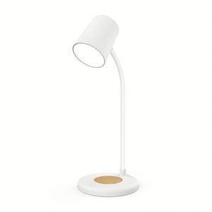 Lámpara de Mesa Táctil 3 en 1 Portátil y Ajustable, con Cargador Inalámbrico, Alimentación USB y Altavoz Bluetooth Inalámbrico - Product Image 1