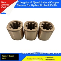 Foreuse hydraulique à trois ou quatre côtés avec manchons en cuivre, guide de queue, piston d'impact, fileté, multi-bras, pour plateforme de forage, modèle continental