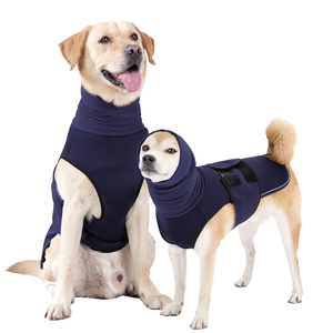 OEM & ODM صدرية بوليستر للكلاب مضادة للقلق تسمح بمرور الهواء ملابس مريحة للحيوانات الأليفة لبدلة تهدئة عاطفية وتخفيف قلق الكلاب - Product Image 4