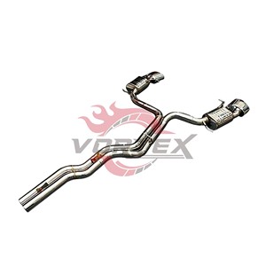 Vortex 304ท่อไอเสียแบบ catback สแตนเลสสตีลสำหรับรถ Audi RS6 RS7 C8 4.0T V8 2019-2025รีโมทคอนโทรล - Product Image 3