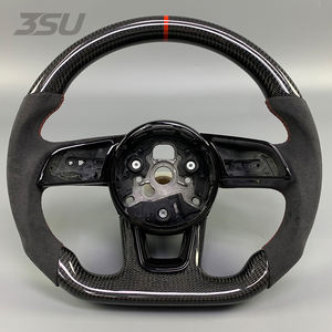 Volant en fibre de carbone léger adapté aux séries <span class=keywords><strong>Audi</strong></span> pour une meilleure maniabilité A1A3A4A5A7A8 RS3 S3 S4 <span class=keywords><strong>S5</strong></span> RS6 RS7 - Product Image 1