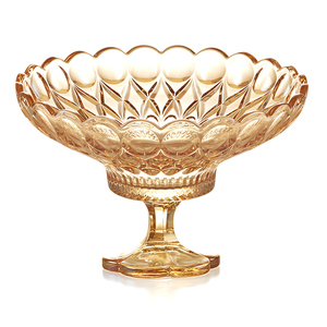 Cuenco grande de vidrio para ensalada, tazón decorativo para fruta, 9051 - Product Image 3