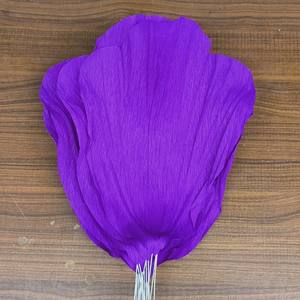 Productos semiacabados hechos a mano a gran escala, flores de peonía artificiales, pétalos de papel crepé, materiales de corazones y estambres - Product Image 5