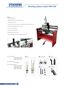 Station de travail universelle TWS1100 pour le démontage et l'assemblage de culasses - Product Image 5