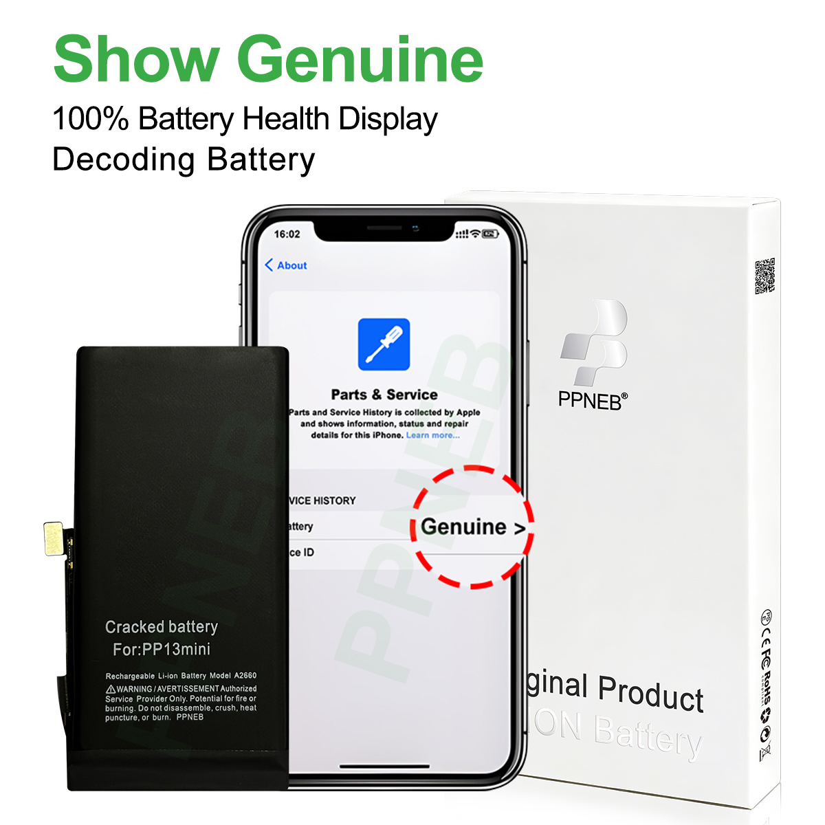 Pour batterie iPhone 13 mini