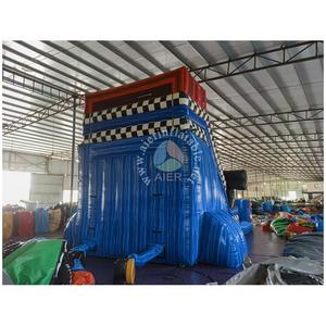 Toboggan aquatique gonflable commercial à double piste, toboggan gonflable sur le thème des voitures de course <span class=keywords><strong>avec</strong></span> <span class=keywords><strong>piscine</strong></span> pour la <span class=keywords><strong>location</strong></span> - Product Image 6