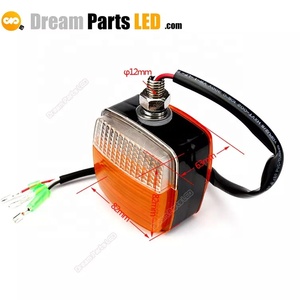 ไฟเลี้ยวหน้ารถยก 12-80V ขนาด 85 มม. แบบ LED สองด้าน สีขาวเหลือง ไฟเตือน IP67 กันน้ำ ได้รับการรับรองมาตรฐาน CE ROHS Dream - Product Image 6