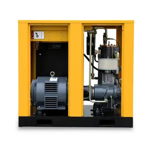 Máquina de compresor de aire de tornillo de alta presión portátil móvil de nuevo diseño de alto grado 8Bar para industrial